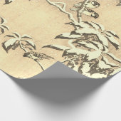 Vintages 70er Weihnachtspapier Geschenkpapier (Ecke)