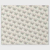 Vintages 70er Weihnachtspapier Geschenkpapier (Flach)