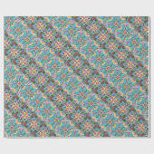 Vintages 70er Weihnachtspapier Geschenkpapier (Flach)