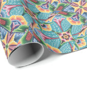 Vintages 70er Weihnachtspapier Geschenkpapier (Rolleneckpunkt)