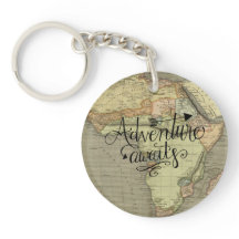 Vintages Abenteuer erwartet Alte Weltkarte