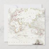 Vintages Abenteuer erwartet Einladung zur Kinderdu (Rückseite)