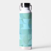 Vintages Abstraktes blaues Wasser Flasche (Vorne)