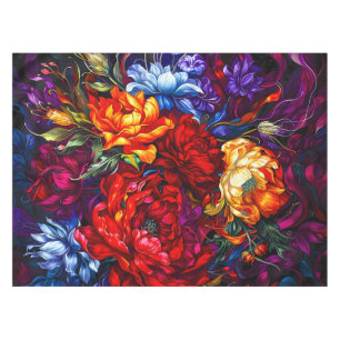 Vintages Abstraktes Blossom Tischdecke