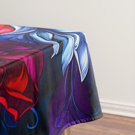 Vintages Abstraktes Blossom Tischdecke (Beispiel)