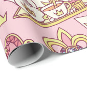 Vintages abstraktes nahtloses Muster. Einfache Kle Geschenkpapier (Rolleneckpunkt)