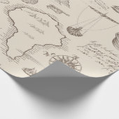 Vintages abstraktes nahtloses Muster zum Thema  Geschenkpapier (Ecke)