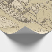 Vintages abstraktes nahtloses Muster zum Thema  Geschenkpapier (Ecke)