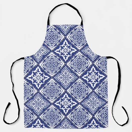 Vintages abstraktes nahtloses Patchwork-Muster mit Schürze (Vorderseite)