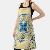 Vintages abstraktes Patchwork-Muster. Arabi Schürze (InSitu)