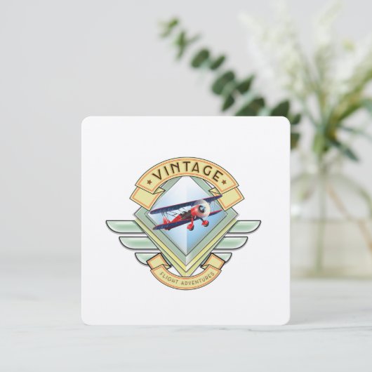 Vintages Abzeichen (Stehend Vorderseite)