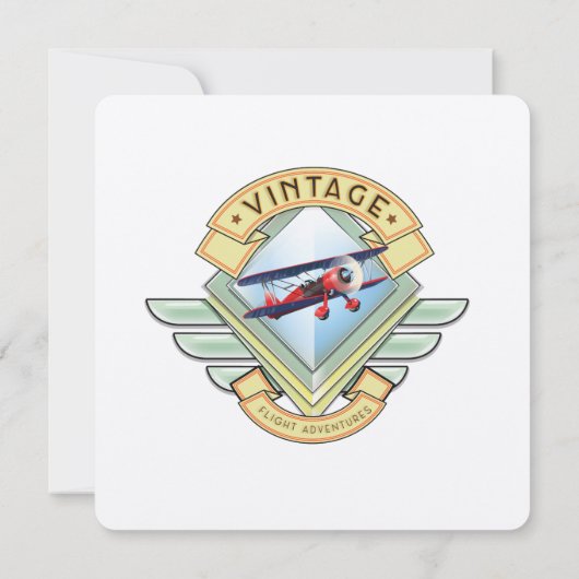 Vintages Abzeichen (Rückseite)