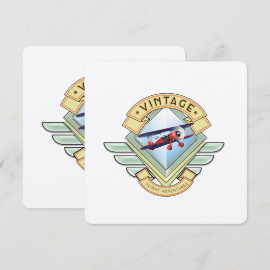 Vintages Abzeichen (Vorne/Hinten)