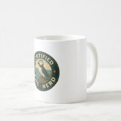 Vintages Abzeichen an der Atlantikküste Kaffeetasse (VorderseiteRechts)