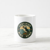 Vintages Abzeichen an der Atlantikküste Kaffeetasse (Mittel)