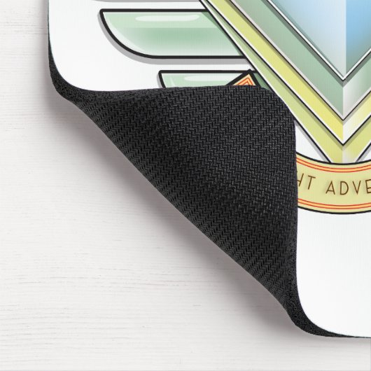 Vintages Abzeichen Mousepad (Ecke)