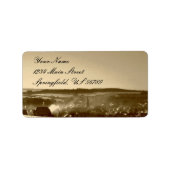 Vintages Adressetikett (Vorne)