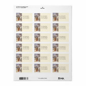 Vintages Adressetikett für Hunde übertragen (Vorne)