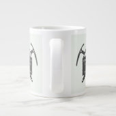 Vintages Adventure Logo-Abzeichen, Emblem mit Jumbo-Tasse (Rückseite)