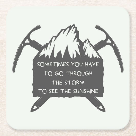 Vintages Adventure Logo-Abzeichen, Emblem mit Rechteckiger Pappuntersetzer (Vorderseite)