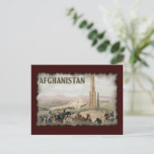 Vintages Afghanistan Postkarte (Stehend Vorderseite)