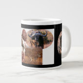 "Vintages Afrika" Jumbo-Tasse (Vorderseite Rechts)
