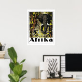 Vintages Afrika Poster (Heimbüro)