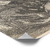 Vintages Afrika-Poster Poster (Ecke)