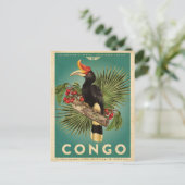 Vintages Afrika Reisepostkarte Postkarte (Stehend Vorderseite)