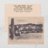 Vintages Afrika Römische Überreste, Timgad Postkarte (Vorne/Hinten)