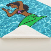 Vintages Afrikanisches Meermeer Sherpadecke (3/4)