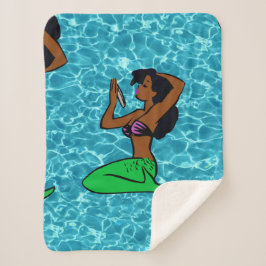 Vintages Afrikanisches Meermeer Sherpadecke