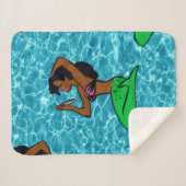 Vintages Afrikanisches Meermeer Sherpadecke (Vorderseite (Horizontal))