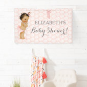 Vintages Afroamerikanisches Ethnic Latina Baby Gir Banner (Insitu)