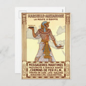 Vintages Ägypten Feiertagspostkarte (Vorne/Hinten)