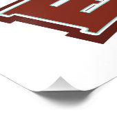 Vintages Ägypten Karte Reiseplakat Fotodruck (Ecke)