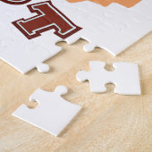 Vintages Ägypten Karte Reiseplakat Puzzle (Seite)