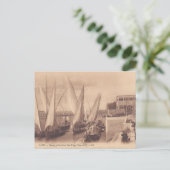 Vintages Ägypten, Öffnen von Nil-Brücke Postkarte (Stehend Vorderseite)