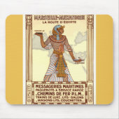 Vintages Ägypten Reisen Mousepad (Vorne)