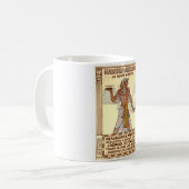 Vintages Ägypten Reiseumarmung Kaffeetasse (Vorderseite Links)