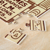 Vintages Ägypten Reisevorführung Kunst Puzzle (Seite)