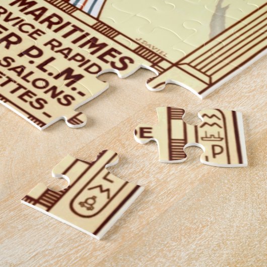 Vintages Ägypten Reisevorführung Kunst Puzzle (Seite)