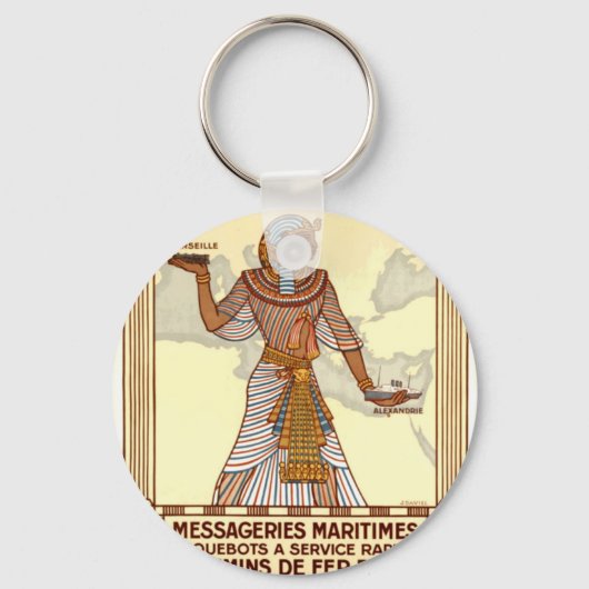 Vintages Ägypten Schlüsselanhänger (Vorderseite)