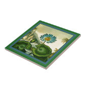 Vintages ägyptisches blauer fliese (Seite)