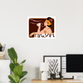 Vintages ägyptisches Café Poster (Heimbüro)