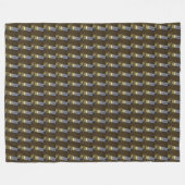 Vintages ägyptisches Princess-Muster, Fleecedecke (Vorderseite (Horizontal))