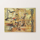 Vintages ägyptisches Themed Bahnpuzzle Puzzle (Horizontal)