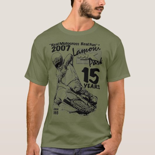 Vintages AHRMA-Motocross Shadetree Iowa Dirtbike T-Shirt (Vorderseite)