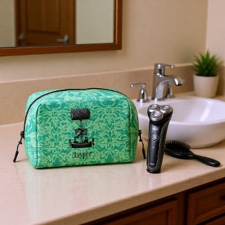 Vintages Airboot Personalisiert Waschbeutel