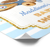 Vintages Airplain Baby Shooter Poster (Ecke)